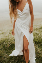 Load image into Gallery viewer, Peace Silk Wrap Dress
